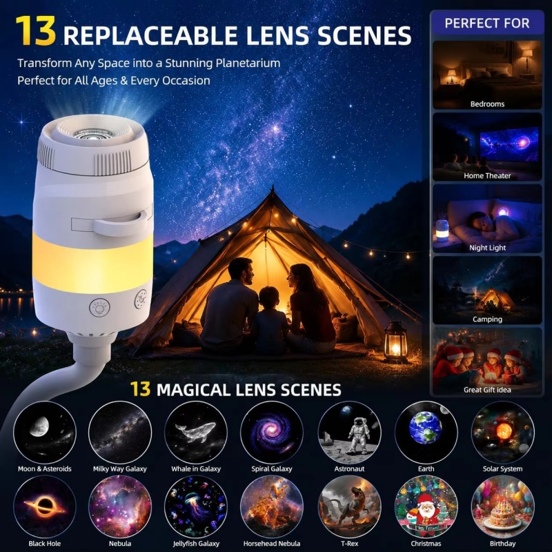 Projector Mount Ceiling - Neuer Galaxy-Projektor Nachtlicht USB-Sternprojektor für Schlafzimmer-Deckendekoration