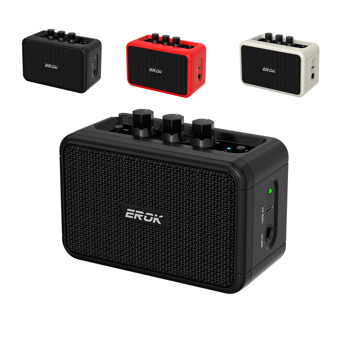 Home Cinema Portable - Tragbarer EROK Mini 5W Gitarrenverstärker mit