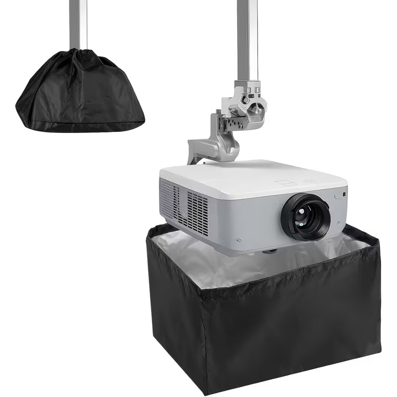 Projector Mount Ceiling - Projektor-Abdeckung, Deckenprojektor-Schutzhülle, Projektor-Abdeckung mit Kordelzug, kompatibel