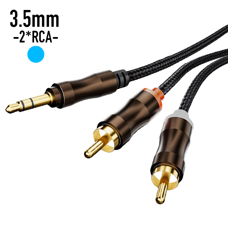 Home Cinema Beamer - RCA zu 3,5 mm Klinke Aux-Audiokabel