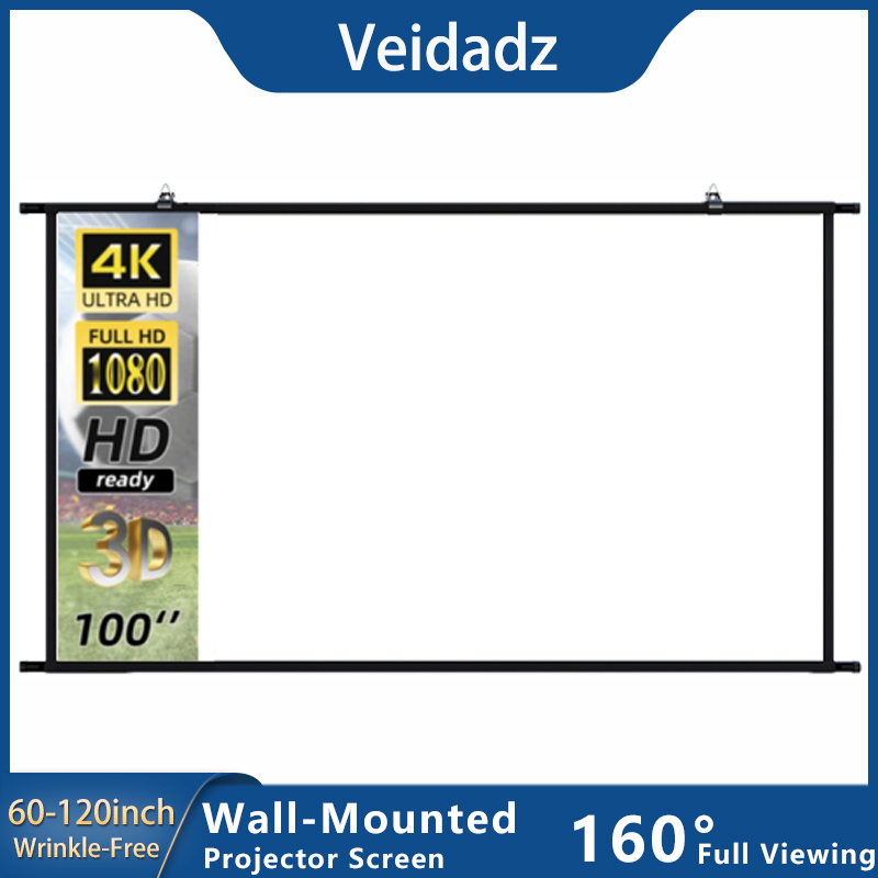 VEIDADZ Projektor-Leinwand zur – Home Cinema Blanc Bewertung und Preis
