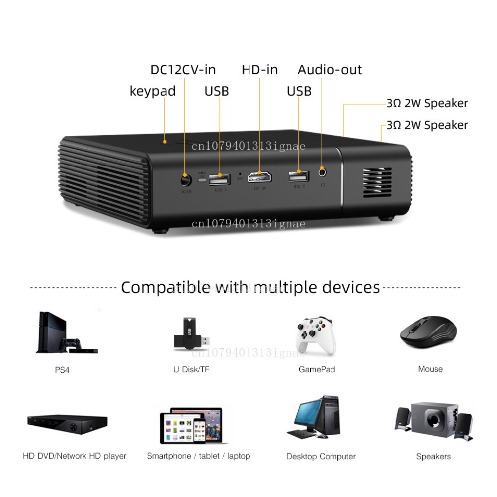 U30 Top Verkauf 3D 4K Projekto – Home Cinema Portable Bewertung und Preis