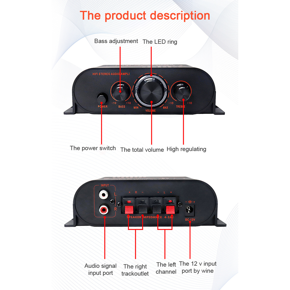 AK170 Audio-Leistungsverstärke – Home Cinema Portable Bewertung und Preis