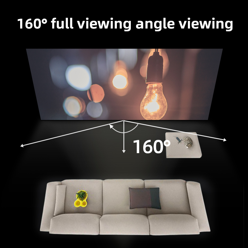 Lejiada Projektor Leinwand 60- – Home Cinema Blanc Bewertung und Preis