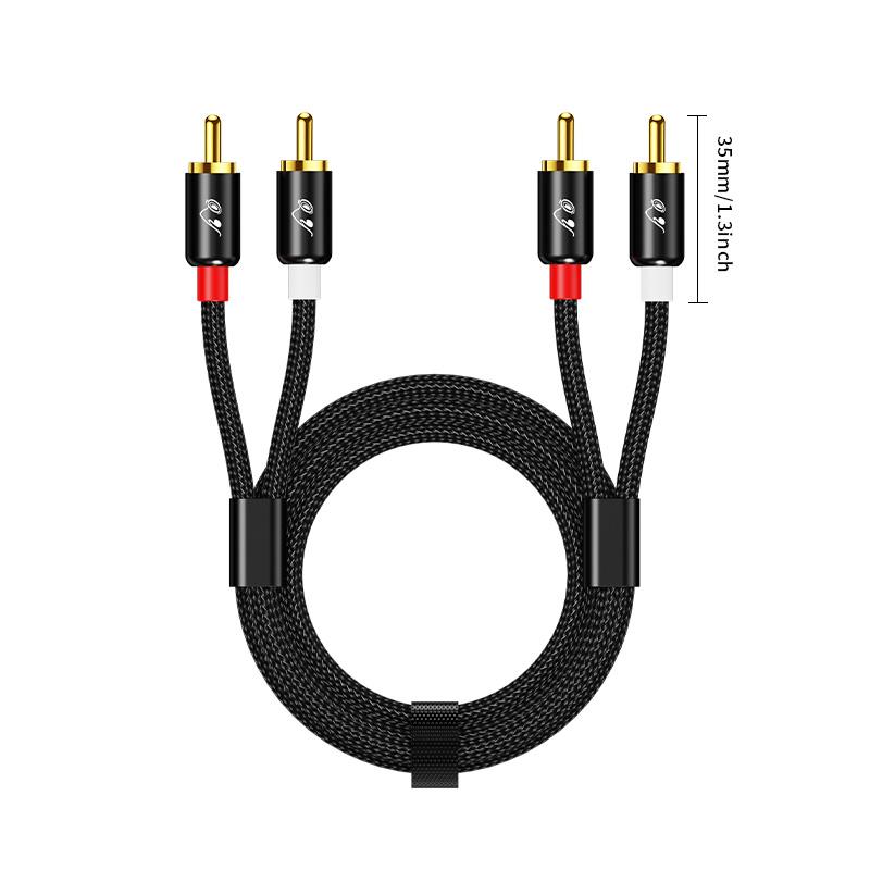 RG 2 RCA zu 2 RCA Stereo-Kabel – Home Cinema Equipment Bewertung und Preis
