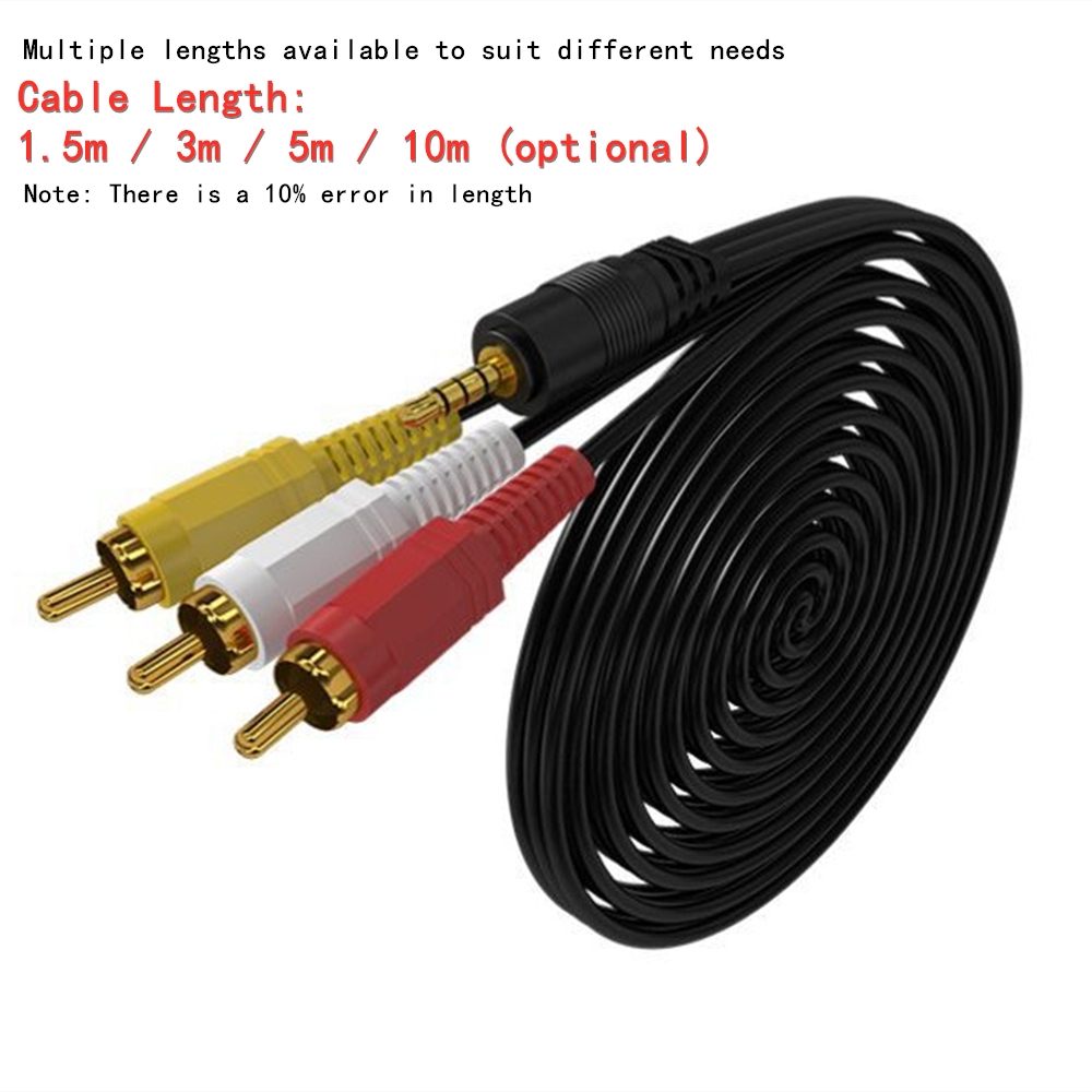 3,5 mm auf 3 Cinch-Audio-Video – Home Cinema Beamer Bewertung und Preis