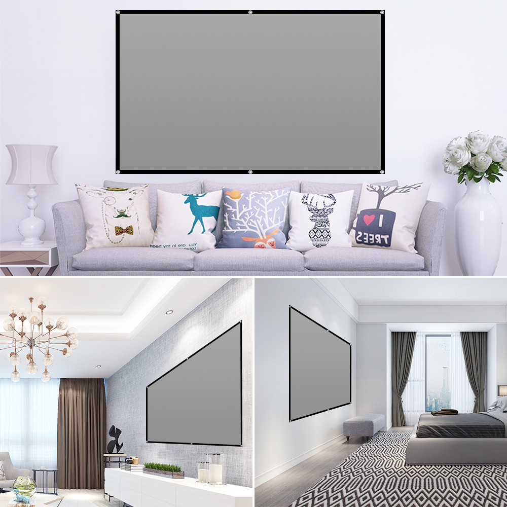 LEJIADA Projektor-Leinwand, 60 – Home Cinema Blanc Bewertung und Preis