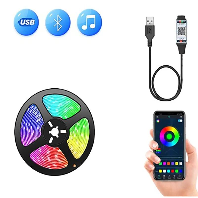 RGB LED-Lichtband mit Bluetoot – Ambient Light Strip Tv Bewertung und Preis